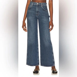 AGOLDE Magda Carpenter Jeans in Darkness Blue Size 29